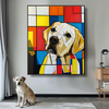 Custom Pet Portrait - Mondrian Style