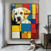 Custom Pet Portrait - Mondrian Style