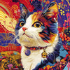 Custom Pet Portrait - Japanese floral style